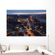 Aerial Night Boston and Wall Decal