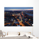 Aerial Night Boston and Wall Decal