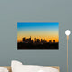 Downtown Los Angeles Golden Wall Decal