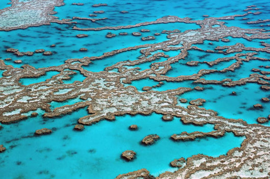 Aerial View Great Barrier Reef Australia-3 Wall Mural