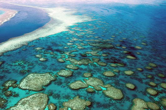 Aerial View Great Barrier Reef Australia-4 Wall Mural