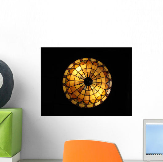 Stained Glass Lamp Wall Decal