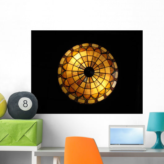 Stained Glass Lamp Wall Decal