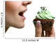 Closeup Woman Eating Chocolate Wall Decal
