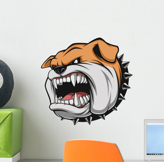 Angry dog Wall Decal