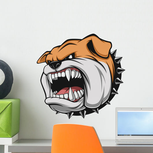 Angry dog Wall Decal