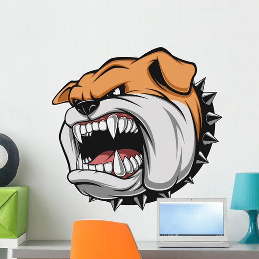 Angry dog Wall Decal