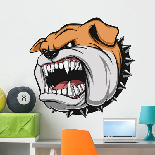 Angry dog Wall Decal