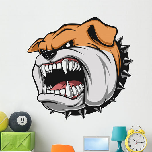 Angry dog Wall Decal