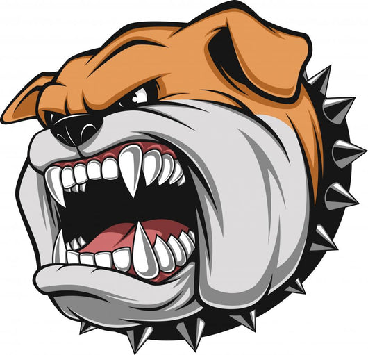 Angry dog Wall Decal