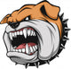 Angry dog Wall Decal