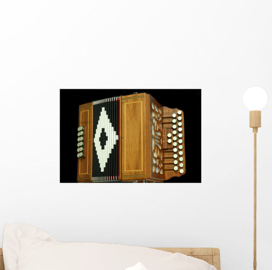 Diatonic Accordion Wall Decal