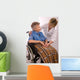 Health Care Worker and Wall Decal