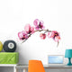 Pink Watercolor Flowers Orchid Wall Decal