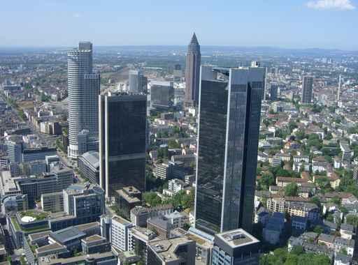 Frankfurt from Air Wall Decal