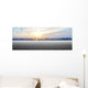 Panoramic skyline and buildings with empty road Wall Mural