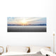 Panoramic skyline and buildings with empty road Wall Mural