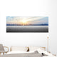 Panoramic skyline and buildings with empty road Wall Mural