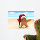 Summer Beach Christmas Wall Decal