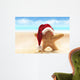 Summer Beach Christmas Wall Decal