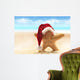 Summer Beach Christmas Wall Decal