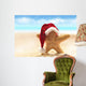 Summer Beach Christmas Wall Decal