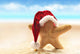 Summer Beach Christmas Wall Decal