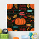 Happy Thanksgiving Dark Wall Decal