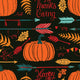 Happy Thanksgiving Dark Wall Decal