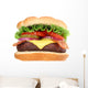 Bacon Cheeseburger Wall Decal