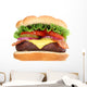 Bacon Cheeseburger Wall Decal
