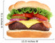 Bacon Cheeseburger Wall Decal