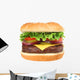 Tasty Cheeseburger Wall Decal