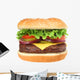 Tasty Cheeseburger Wall Decal