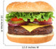 Tasty Cheeseburger Wall Decal