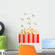 Popcorn Falling Bag Wall Decal
