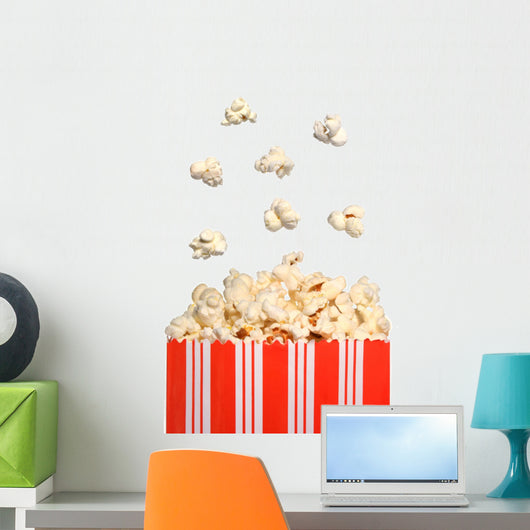 Popcorn Falling Bag Wall Decal