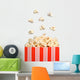 Popcorn Falling Bag Wall Decal