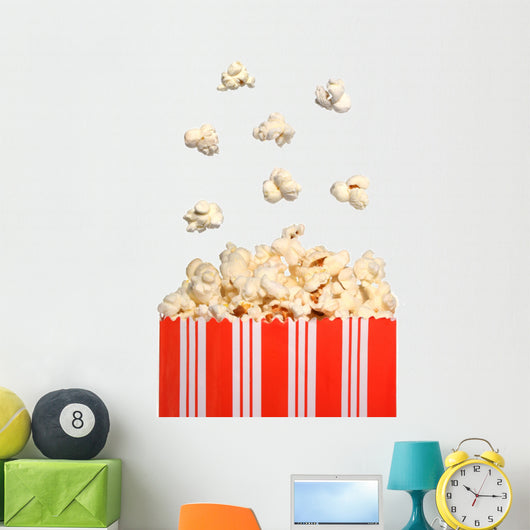 Popcorn Falling Bag Wall Decal