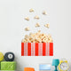Popcorn Falling Bag Wall Decal