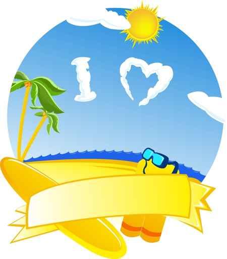 Beach Wall Decal