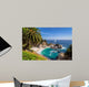 Beautiful Beach with Palm Wall Decal