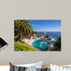 Beautiful Beach with Palm Wall Decal