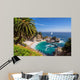 Beautiful Beach with Palm Wall Decal