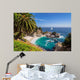 Beautiful Beach with Palm Wall Decal