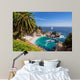 Beautiful Beach with Palm Wall Decal
