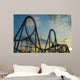 Roller Coaster Sunset Wall Decal