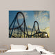 Roller Coaster Sunset Wall Decal
