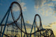 Roller Coaster Sunset Wall Decal