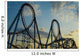 Roller Coaster Sunset Wall Decal